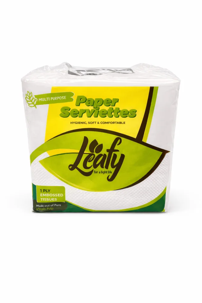 PAPPER SERVIETTES LEAFY