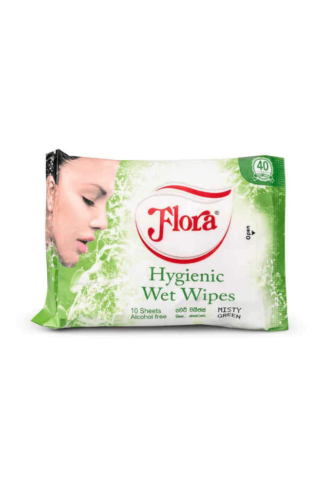 FLORA WET WIPES 10SHEETS