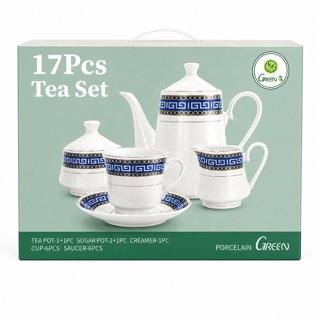 Dayani Super Product TEA SET 17PCS ROUND&SQ